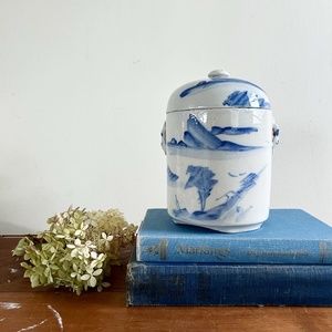 Vintage 1940s Chinese Stoneware Jar